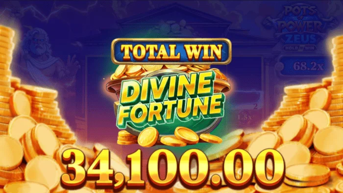 Pots of Power: Zeus - kabuuang panalo batay sa mga resulta ng bonus